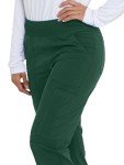Women's Yoga-Inspired Scrubs, Pull-On Pant, Hunter Green