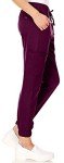 MediChic Women’s Wine Scrub Joggers with Pockets