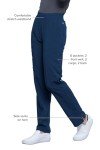 Infinity Cherokee Women's Navy Tapered Scrub Pants