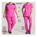 Dickies Dynamix Women's Athletic V-Neck Scrub Top