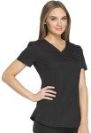 Dickies Dynamix Women's Athletic V-Neck Scrub Top