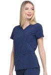 Dickies EDS Women’s Plus Size Mock Wrap Scrubs