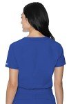 Med Couture V-Neck Top, Moisture Wicking, Royal