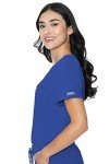 Med Couture V-Neck Top, Moisture Wicking, Royal
