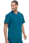 Men's Dickies V-Neck Scrub Top - 360° Stretch