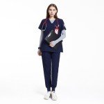 Women's Stretch Scrubs Set with 8 Pockets