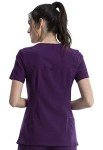 Cherokee Women's Eggplant V-Neck Medical Scrub Top