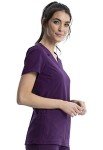 Cherokee Women's Eggplant V-Neck Medical Scrub Top