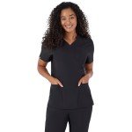 Hanes Women's Stretch Healthcare Top - Ribbed Back
