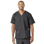 Carhartt Men's Multi-Pocket Scrub Top - Dark Pewter