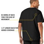 Carhartt Men's Black Utility Scrub Top - XX-Large