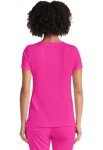 HeartSoul Women's V-Neck Medical Scrub Top - Flamingo