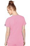 Women's Med Couture Peaches V-Neck Scrub Top - Taffy Pink