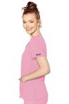 Women's Med Couture Peaches V-Neck Scrub Top - Taffy Pink