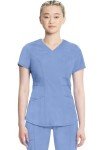 Infinity Cherokee Women's V-Neck Scrub Top, Ciel