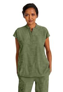 Women's Healing Hands Modern Fit Scrub Top, Olive