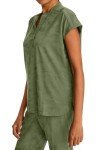 Women's Healing Hands Modern Fit Scrub Top, Olive