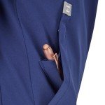 Women’s Hanes Zip-Up Scrub Jacket in Navy