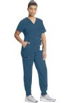 Infinity Women's Jogger Scrub Pants with 5 Pockets