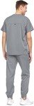 MediChic Men's Stretch V-Neck Scrubs Set