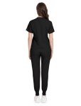 Women’s V-Neck Scrub Top & Yoga Joggers Set