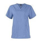 Women's Short Sleeve Classic V-Neck Scrub Set