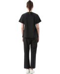 Leaddol Women's V Neck Medical Scrubs Set