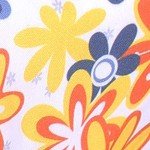 Hawaiian Print Scrub Cap and Mask Set