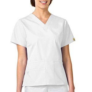 WonderWink Women's Bravo V-Neck Medical Scrub Top