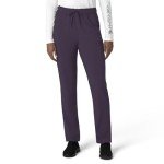 Carhartt Women's Modern Fit Black Plum Scrub Pant