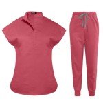 Women's Jogger Scrub Set with Multi Pockets