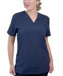 Navy Blue Medical Scrub Set for Women, Large