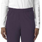 Carhartt Women's Modern Fit Black Plum Scrub Pant