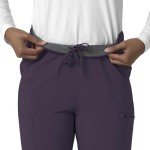 Carhartt Women's Modern Fit Black Plum Scrub Pant