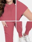 Women's Jogger Scrub Set with Multi Pockets