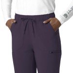 Carhartt Women's Modern Fit Black Plum Scrub Pant