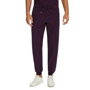 Men's Slim Jogger Scrub Pants with 5 Pockets