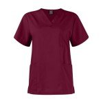 Women's Stretch V-Neck Scrub Top & Jogger Set
