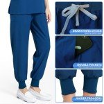 RAYGARD Unisex Medical Scrubs Set - Dark Blue