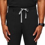 Men's Black Cairo Cargo Scrub Pants by FIGS