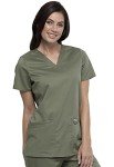 Cherokee Women's V-Neck Scrub Top with Pockets