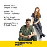 Men's Black Flat Front Cargo Scrub Pants - Wink W123