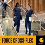 Carhartt Women's Boot Cut Cargo Scrubs - Navy