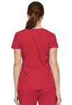 Dickies Women's EDS V-Neck Scrub Top - Red X-Large