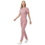 VIAOLI Women's V-Neck Scrub Set with Pockets