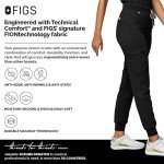 FIGS Women's High Waisted Black Jogger Scrub Pants