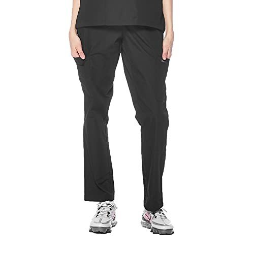 Dagacci Unisex Black Medical Scrubs Pants – Large