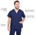 Unisex Caribbean Medical Scrubs Set - X-Large