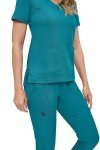 Ultra-Soft Luxe Stretch Jogger Scrub Set for Women