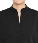 Women's Soft Stretch Mandarin Collar Scrub Top